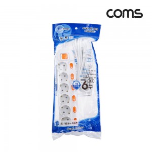 Coms ���� ����ġ ��Ƽ�� 6�� ����, ���� SW 3ȣ, 16A 2.5M 