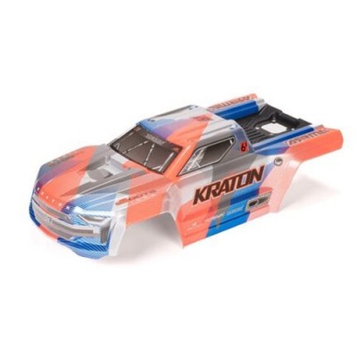 [���ܼ�] ARA-1517 [ARRMA] ARA-1517 1/8 Painted Body with Decals, Blue/Orange: KRATON 6S BLX V6