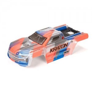 [ARRMA] ARA-1517 1/8 Painted Body with Decals, Blue/Orange: KRATON 6S BLX V6 