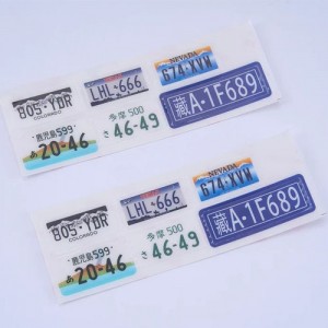 [ROC HOBBY] FCX10 TOYOTA LC80 LOGO AND LICENSE PLATE 