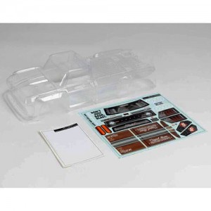[ARRMA] ARA402322 1/10 Clear Body with Decals and Window Masks: OUTCAST 4X4 BLX 