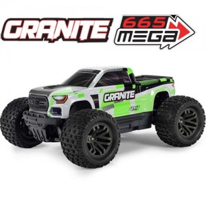 [ARRMA]  1/10 GRANITE MEGA 665 4X4 RTR �귯�õ� ���� Ʈ��, �׸�_���͸�, ������ ������ 