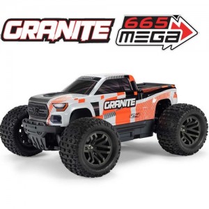 [ARRMA] 1/10 GRANITE MEGA 665 4X4 RTR �귯�õ� ���� Ʈ��, ������_���͸�, ������ ������ 