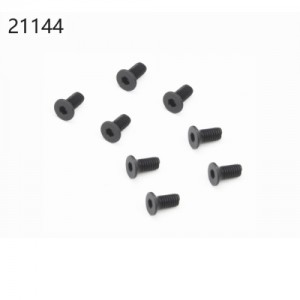 [YK HOBBY] 21144 Flat Head Hex Screw M2.5*6 
