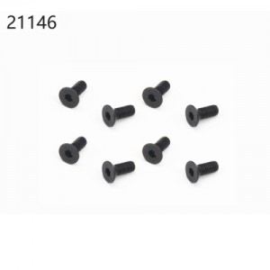 [YK HOBBY] 21146 Flat Head Hex Screw M3*8 