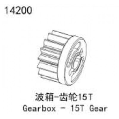 [���ܼ�] 14200 [YK HOBBY] 14200 Gearbox 15T Gear
