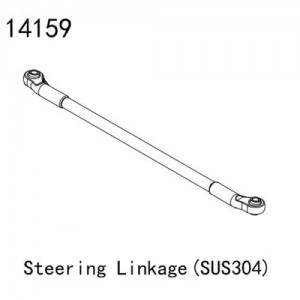[YK HOBBY] YK14159 Steering rod linkage stainless SUS304 (14017�� ���� ������) (YK4081 4082 4083) 