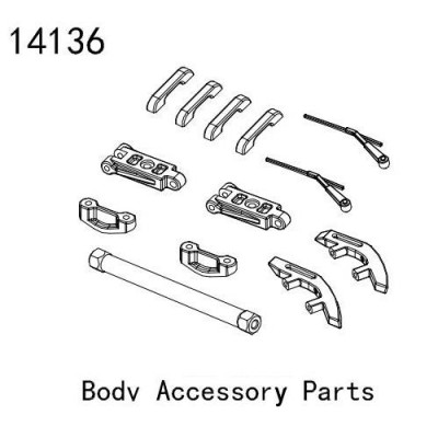 [���ܼ�] 14136 [YK HOBBY] 14136 Body Accessory (YK4083)