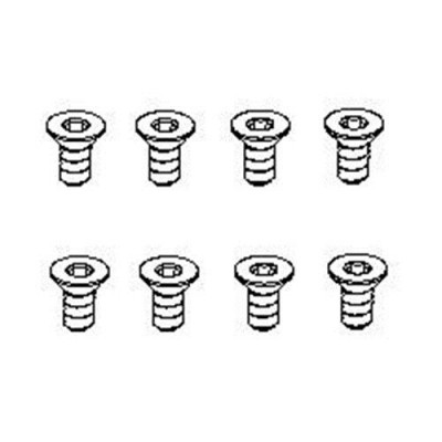 [���ܼ�] 13106 [YK HOBBY] 13106 Flat Head Screws(yk4����)