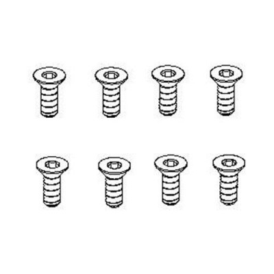 [���ܼ�] 13104 [YK HOBBY] 13104 M2.5*6 Flat Head Screws(yk4����)