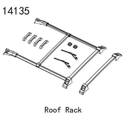 [���ܼ�] YK14135 [YK HOBBY] 14135 Roof Rack (YK4083)