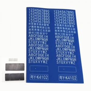 [YK HOBBY] 13176 License plates number stickers(yk4102��) 