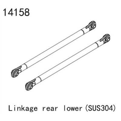 [���ܼ�] YK14158 [YK HOBBY] YK14158 Linkage rear lower stainless SUS304 (YK4083)