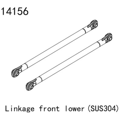 [���ܼ�] 14156 [YK HOBBY] YK14156 Linkage front lower stainless SUS304 (YK4083)