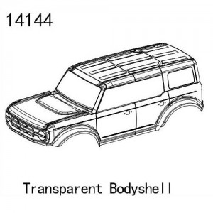 [YK HOBBY] 14144 Body (clear) (YK4083) 