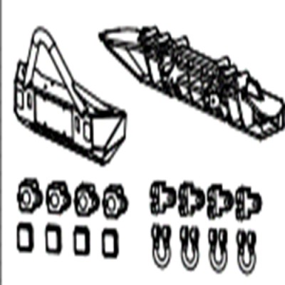 [���ܼ�] 14064 [YK HOBBY] Front And Rear Bumper(yk4082)