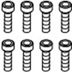 [YK HOBBY] Cap Head Screws M2.5*12 