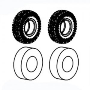 [YK HOBBY] Tire & sponge (YK6101) 