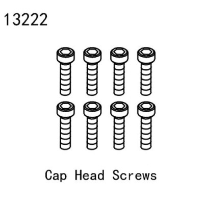 [���ܼ�] 13222 [YK HOBBY] 13222 Cap Head Screws M4*16 (4082, 4083)