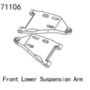 [YK HOBBY] YK71106 Front Lower Suspension Arm 