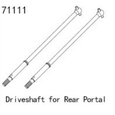 [���ܼ�] YK71111 [YK HOBBY] YK71111 Driveshaft for Rear Portal