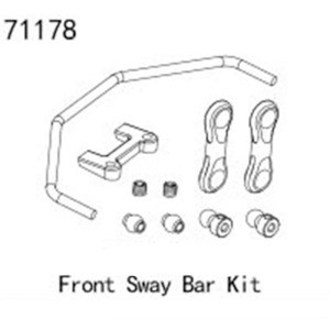 [YK HOBBY] YK71178 Front Sway Bar Kit 
