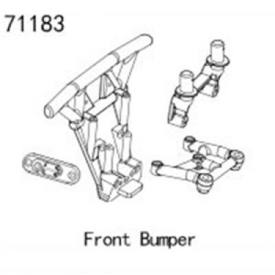 [���ܼ�] YK71183 [YK HOBBY] YK71183 Front Bumper