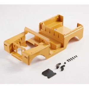 [ROC HOBBY] 1:12 Land Rover CAR BODY YELLOW PAINTED 