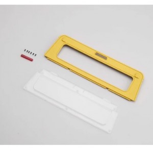 [ROC HOBBY] 1:12 Hummer H1 REAR WINDOW FRAME (YELLOW) 