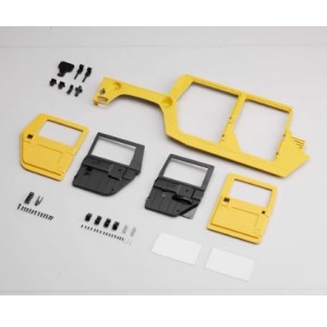 [ROC HOBBY] 1:12 Hummer H1 RIGHT DOOR SET (YELLOW) 