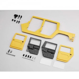 [ROC HOBBY] 1:12 Hummer H1 LEFT DOOR SET (YELLOW) 