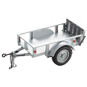 [ROC HOBBY] FCX18 UTILITY TRAILER B SLIVER 