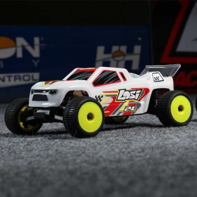 [���ܼ�] LOS-1392T1 [TEAM LOSI] 1/28 Micro-T 2S 2WD RTR Stadium Truck, White ������,���͸�,USB������ ���� Ǯ��Ʈ