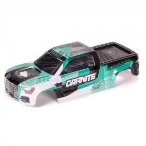 [ARRMA] ARA-2317 1/10 Clipless Painted Decaled Trimmed Body, Green/Black: GRANITE 4X4 