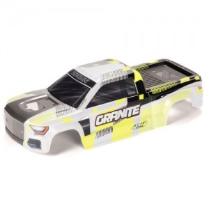 [ARRMA] ARA-2316 1/10 Clipless Painted Decaled Body, Yellow: GRANITE 4X4 