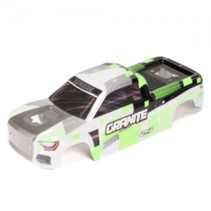 [ARRMA] ARA-2245 1/10 Clipless Painted Decaled Body, Green: GRANITE 4X4 