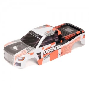 [ARRMA] ARA-2247 1/10 Clipless Painted Decaled Body, Orange: GRANITE 4X4 