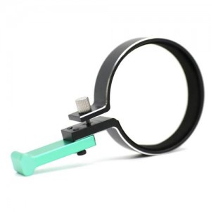 [DETAILS TECH] Metal Transmitter Steering Wheel Trigger Adapter Kit for SCX10 TRX4 TRX6 Green 