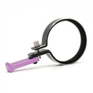 [DETAILS TECH] Metal Transmitter Steering Wheel Trigger Adapter Kit for SCX10 TRX4 TRX6 Purple 