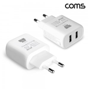 Coms ���� ���������� 5V 1.2A 12W USB 2��Ʈ 