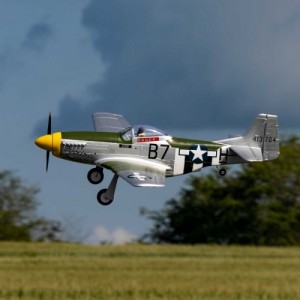 [E-FLITE] P-51D Mustang 1.0m BNF Basic with AS3X and SAFE Select 