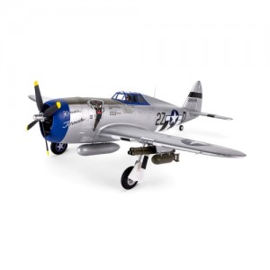[E-FLITE] 1200mm P-47 Razorback BNF Basic with AS3X & SAFE Select 