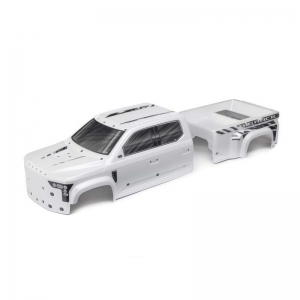 [ARRMA] ARA411028 BIG ROCK 6S BLX Painted Decaled Trimmed Body, White 