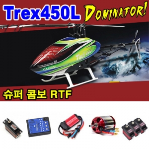 [ALIGN] T-Rex450L ���̳����� ���� �޺� (����, ���ӱ�, ����, ���̷� ����) DOMINATOR Super Combo (6S Setup / Nexus Servo, Gyro)