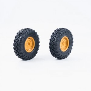 [ROC HOBBY] FCX10 Range Rover/Defender Wheel Assembly 1 Pair (25 Degrees) 