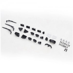 [ROC HOBBY] FCX10 Range Rover Rearview Mirror, Wiper And Handle 