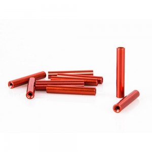 Rctimer M3x30mm Aluminum Standoff (10pcs, red) 