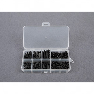 [TR] ���Ϸ� M3 ��ũ�� ��Ʈ/��Ʈ/������ ��Ʈ (180��) Nylon M3 Screw Bolt/Nut/Stand-Off Set (180 pcs)