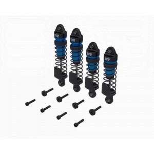 [ARRMA] ARA-2671 Shock Set, Front/Rear Assembled, TBC cSt Oil, Blue (4Pcs): MINI 