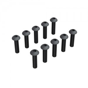 [ARRMA] ARA-3443 M2.5x12mm Button Head Screw With M3 Head (10) 